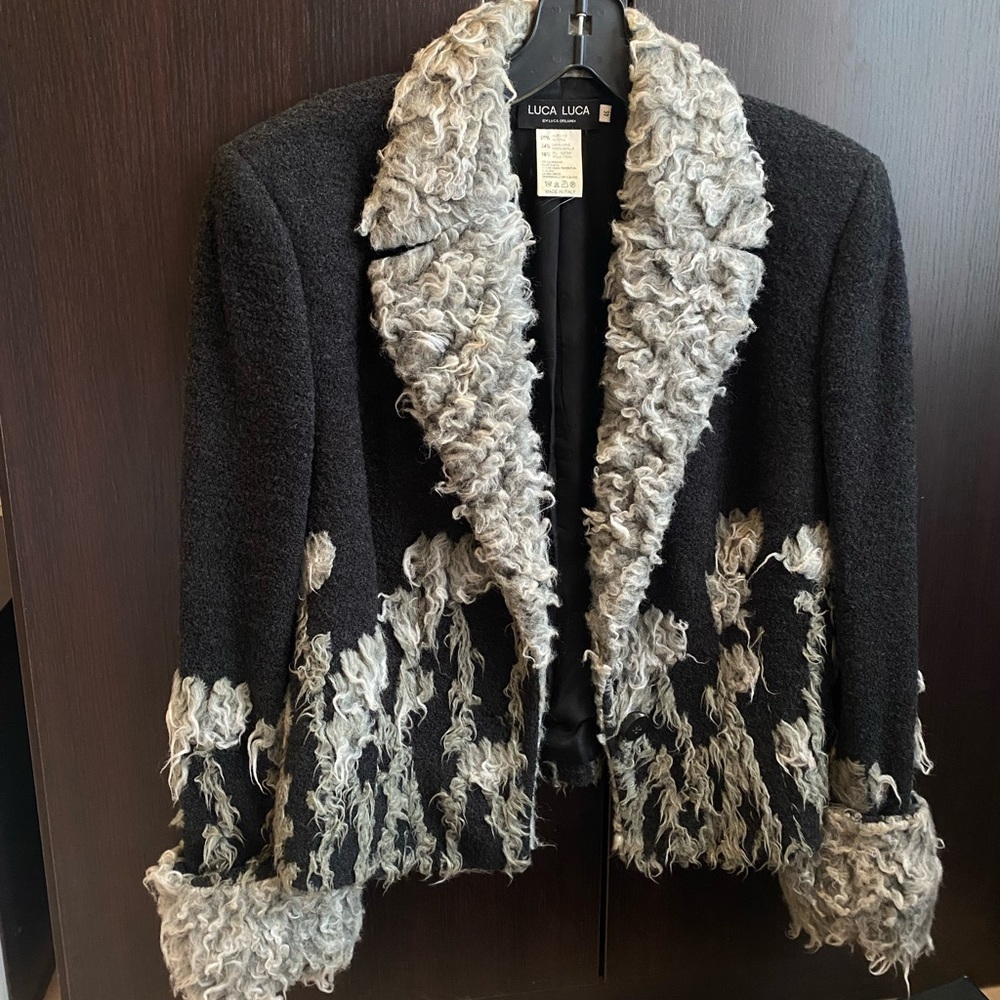 Vintage Luca Luca Wool Woven Blazer